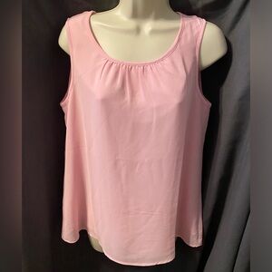 NWT pale pink tank top blouse small
